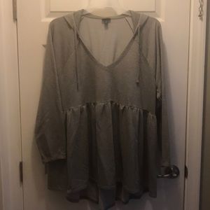 Plus size babydoll top